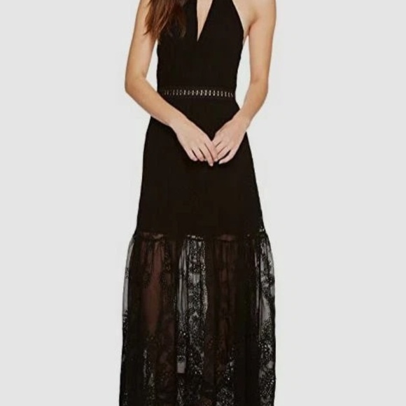 Jen's Pirate Booty Women's Black Eyelet Queensland Choker Maxi Dress Size XS - Picture 1 of 11